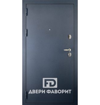 Дверь с одной створкой и внешним антивандальным покрытием
